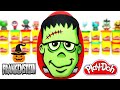 Ovo Surpresa Gigante do Frankenstein em Português de Massinha Play Doh Halloween Brinquedos