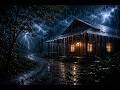 Fall Asleep Instantly in 5 Minutes with Heavy Rain | Rain Sounds & Distant Thunder for Deep Sleep