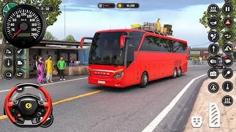 Offroad Ultimately Bus Driving Simulator - City Coash Bus Driver 3D - android gameplay.