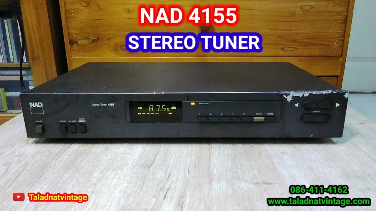 NAD 4155 STEREO TUNER - YouTube