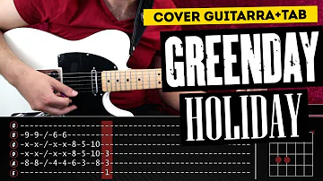 HOLIDAY GREEN DAY Guitarra Eléctrica Cover Tablatura | Marcos García