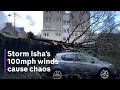 Storm Isha: Parts of UK hit by strongest winds in decades - with Storm Jocelyn on the way