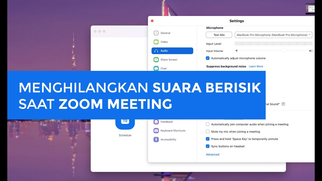 Cara Menghilangkan Suara Berisik di Zoom Meeting YouTube