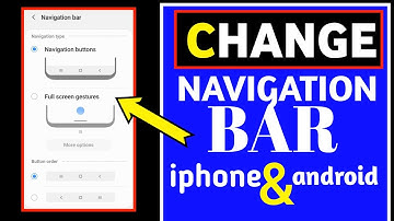 How To Change Navigation Bar "in iphone & android", 2022