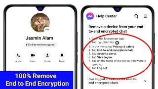 End to End Encryption Remove or Disable on Facebook Messenger 2024  New Method