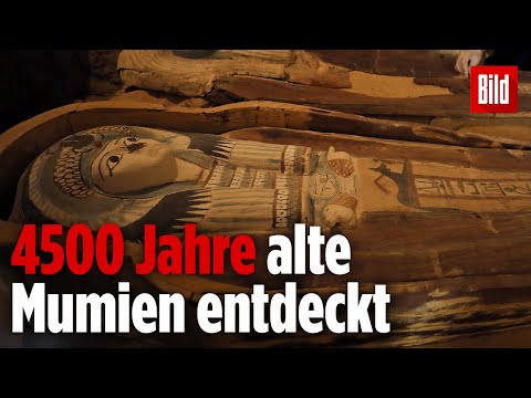 Video: Alter Friedhof In Ägypten Von Pyramiden Von Gizeh Entdeckt