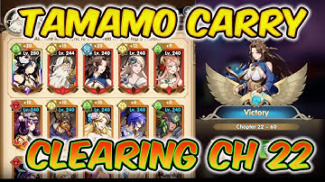 Mythic Heroes | Tamamo & Cassandra Clearing Ch. 22 | Best Build w/Runes Artifacts & Divinity Skills