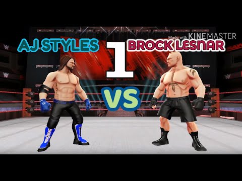 AJ STYLES VS BROCK LESNAR