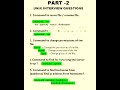 Unix Commands Part 2 for DSSSB computer science TGT exams #shorts