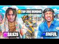 ImSinful &amp; Saxzu vs Top 250 Ranked SWEATS