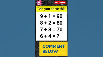 Can You Solve This? #maths #trending #challenge #reasoning #puzzle #braintest ##shortvideo #shorts
