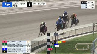 Gulfstream Park May 5, 2024 Race 1