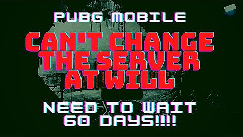 PUBG SEASON 16 SERVER CHANGE