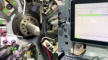 US-236 Camless Spring Machine For wire diameter 0.3~2.5mm forming small glasses