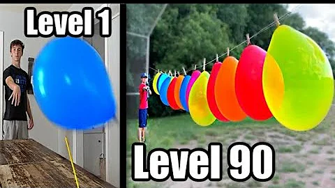 Balloon popping from level 1 to 100 levels
