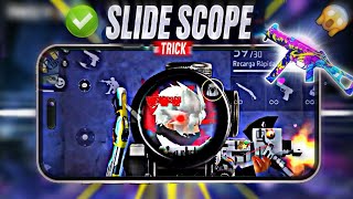 UMP Slide Scope Headshot Trick / New UMP Aimbot🎯 Trick Like White FF In Free Fire 🔥