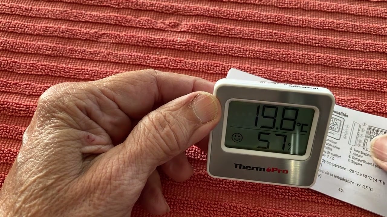 Thermopro TP357 Petit Thermometre Interieur Numérique Bluetooth de