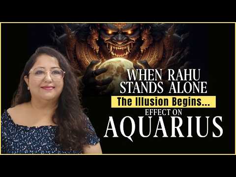 AQUARIUS Rashi Rahu Transit 2026 | When Rahu Stands Alone, The Illusion Begins