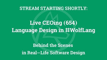 Live CEOing Ep 654: Language Design in Wolfram Language [Multicomputation]