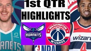 1st Quarter Charlotte Hornets vs  Washington wizards/Highlights/ Season 2022-23 NBA