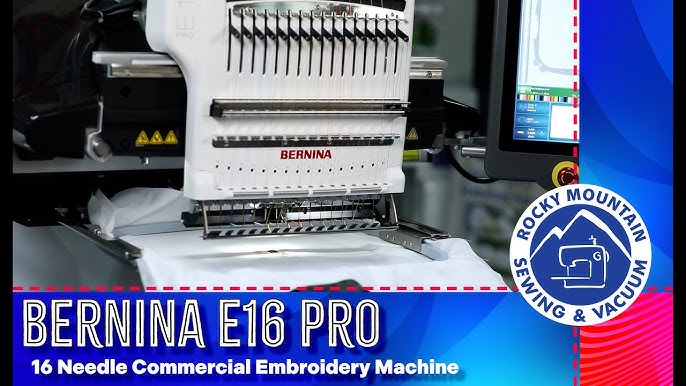 BERNINA E 16 PRO – BERNINA multi-needle embroidery - BERNINA