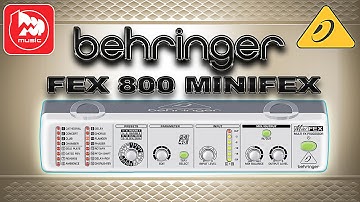 BEHRINGER FEX 800 MINIFEX  Компактный процессор эффектов