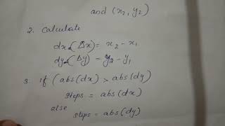 DDA Algorithm- Computer Graphics