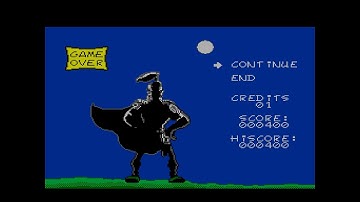 Asterix - Continue and Game Over Screen
