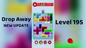 Drop Away Level 195 Walkthrough - NEW UPDATE | Step-by-Step Guide 🧠 | SolutionGuruji