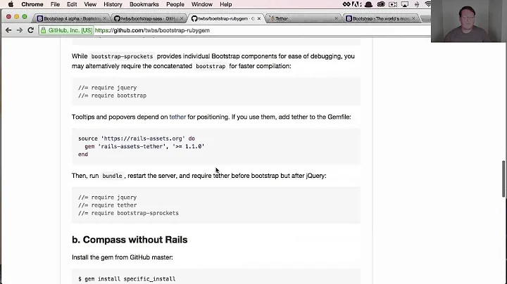 Using Bootstrap 4 Rubygem with Rails