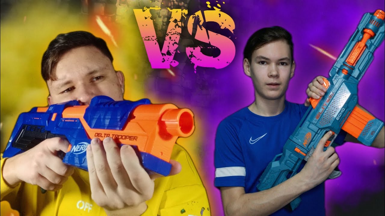 Револьвер от Nerf, бластер Элит Дисераптер, безопасней не бывает