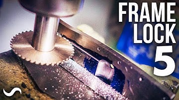 MAKING A FRAME-LOCK FOLDING KNIFE!!! PART 5