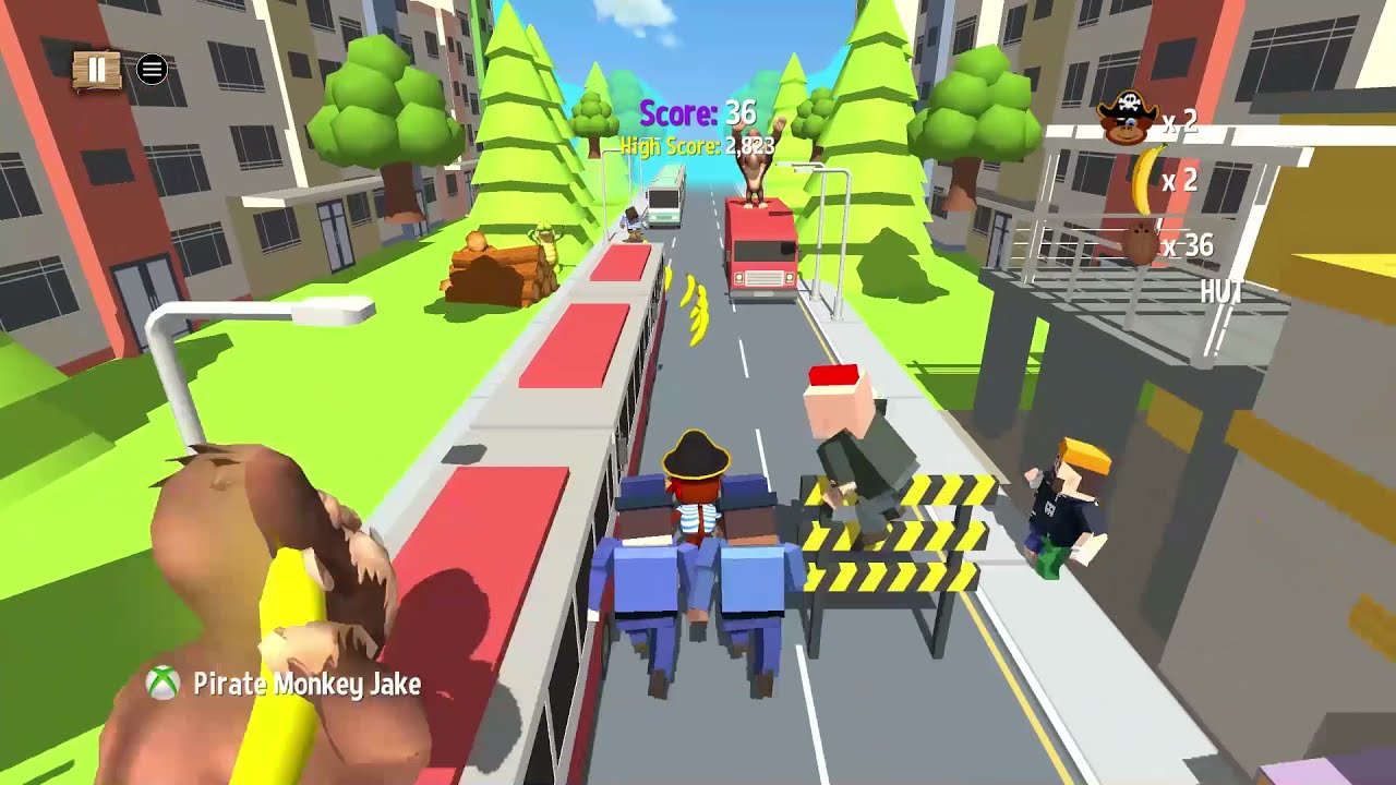 Pirate Monkey Run! 2 Gameplay