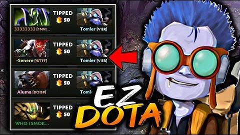 TOMLER Tinker - One of the Best Tinker! Genius Rampage plays. (Dota 2 Tinker Gameplay)