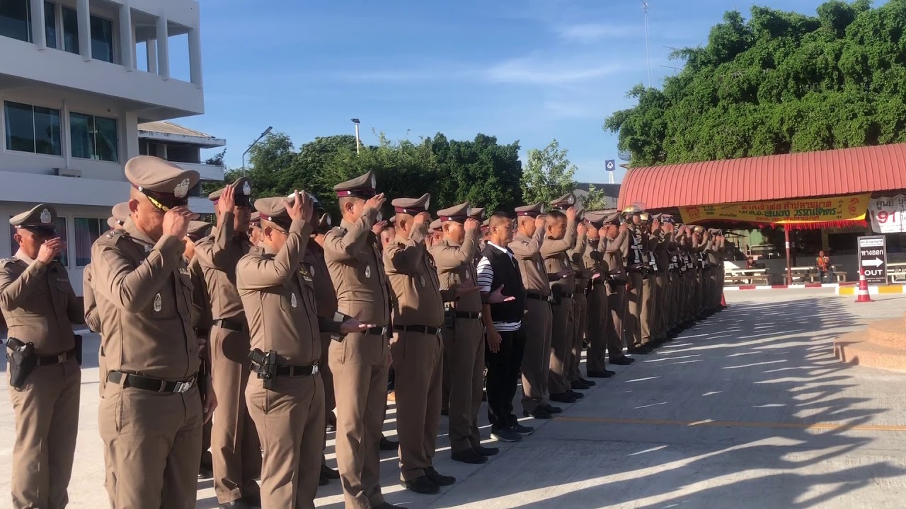 แถวเคารพธงชาติ 19 พฤศจิกายน 2562