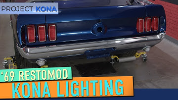1969 Mustang Taillights, Back Up Lights, and Marker Light Install | Project Kona