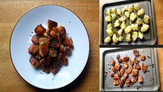 best and easiest roasted crispy potatoes | اسهل وافضل طريقة لعمل بطاطا مقرمشة بالفرن