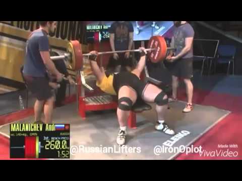 Malanichev 1135kg/2502lbs RAW WR Total WRPF - Powerlifting -475kg Squat, 260kg Bench, 400kg Deadlift upload image