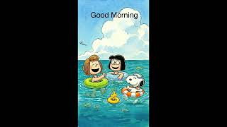Good Morning From the Peanuts Floating in the Sea