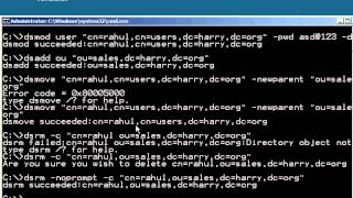 How To Create ds utilities create user and ou from dos