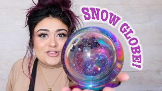 CAN I MAKE A RESIN SNOW GLOBE?! the answer is YES...