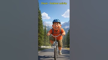 AI Cartoon Adventure | Running, Surfing, Skateboarding & Motocross Off-Road Outdoor Activity