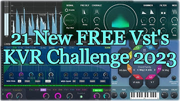 General Overview Of The 21 New FREE VST Plugins At The KVR Developer Challenge 2023
