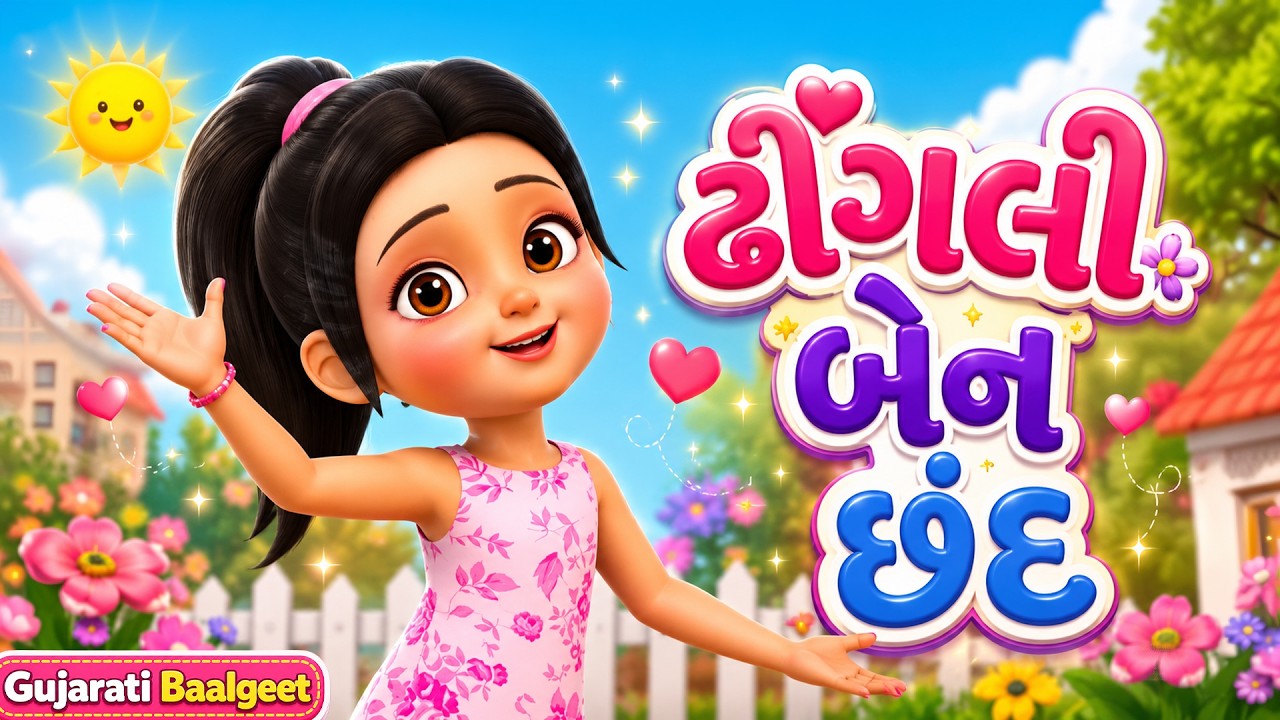 ઢીંગલી બેન 👧 ગુજરાતી બાળગીત | Funny Kids Song | Gujarati Rhymes