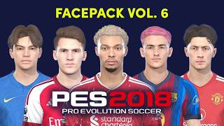 Facepack V6 for PES 2018 (Converted from PES 2021)