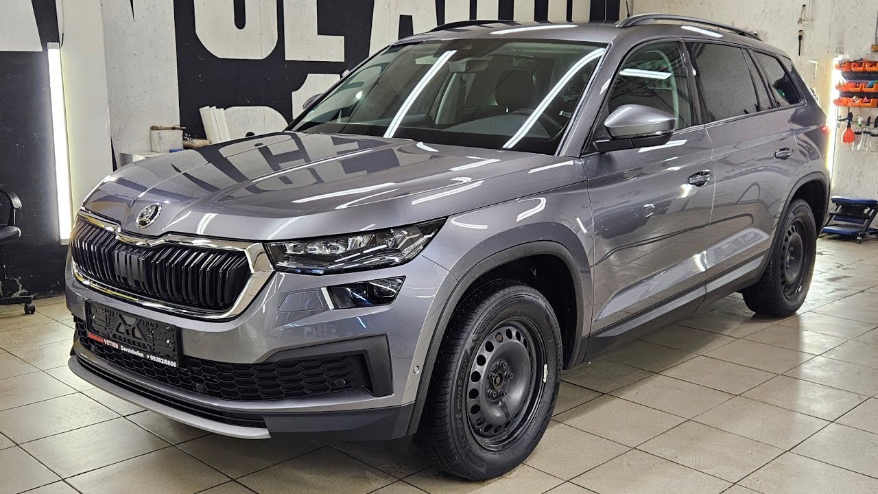 Skoda Kodiaq 1.5 TSI FWD 2022 г. Бензин 150 л.с. DSG7 DQ381! MatrixLed, Webasto, камера, подогревы!