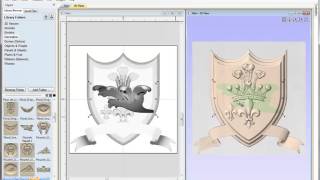 Vectric V8 Tutorials - Simple Crest 3D Assembly