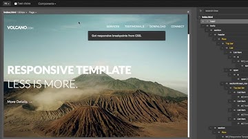 Open any Foundation Website - Working with Foundation in Pinegrow