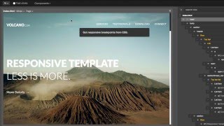 Open any Foundation Website - Working with Foundation in Pinegrow