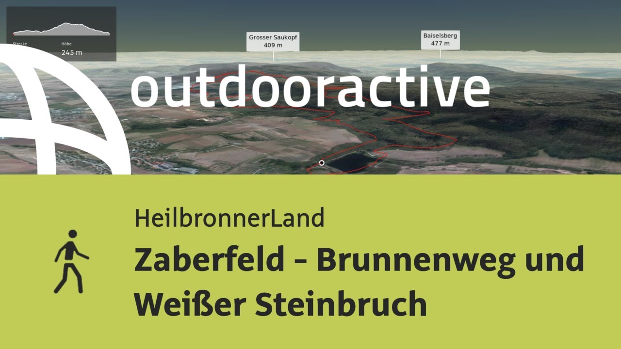 Wanderung im Heilbronner Land: Zaberfeld - Brunnenweg und Weißer Steinbruch